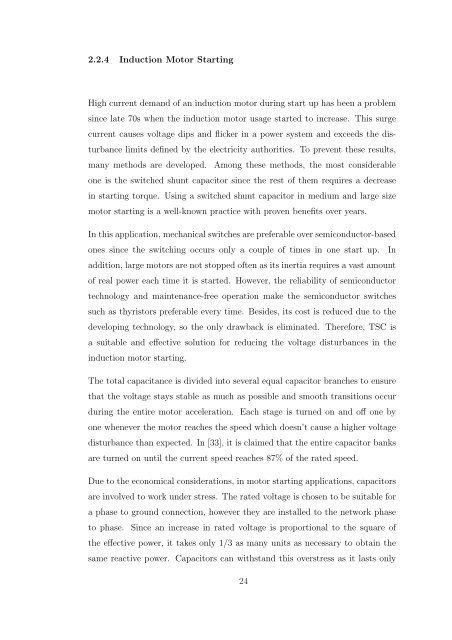 design and implementation of thyristor switched shunt capacitors a ...