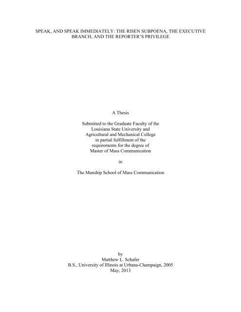 lsu thesis handbook