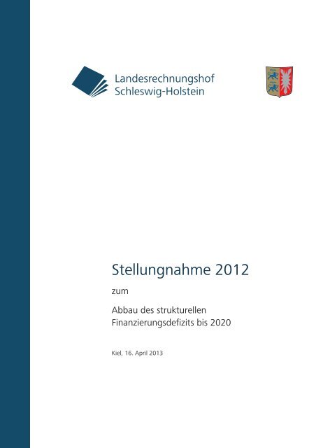 Stellungnahme 2012 zum Abbau des strukturellen ...