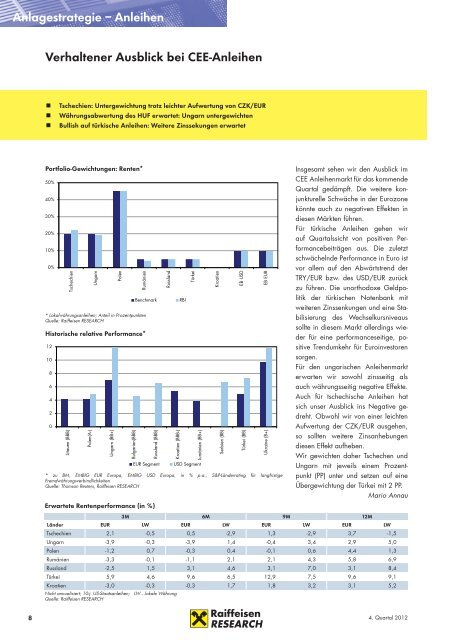 Strategie Österreich & CEE - RCB