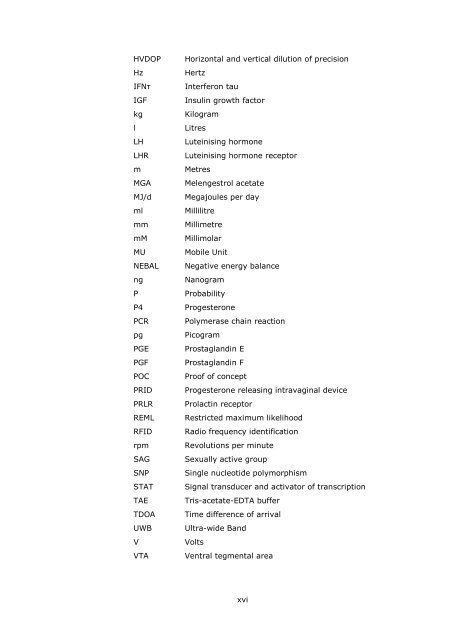 novel approaches to expression and detection of oestrus in dairy cows