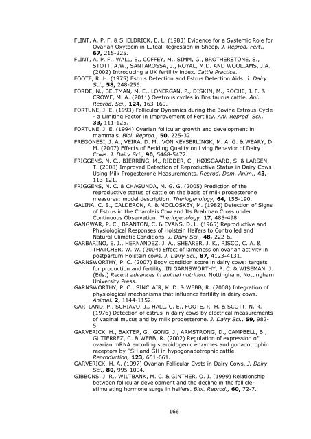 novel approaches to expression and detection of oestrus in dairy cows