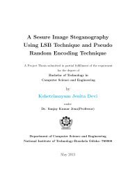 A Sesure Image Steganography Using LSB Technique and ... - ethesis