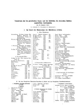 03. Verzeichnis der im Preußischen Staate und bei den Behörden ...