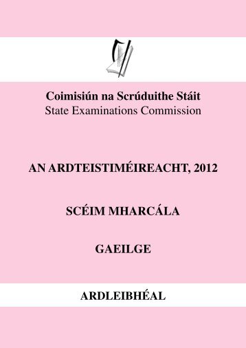 Coimisiún na Scrúduithe Stáit State Examinations ... - Examinations.ie