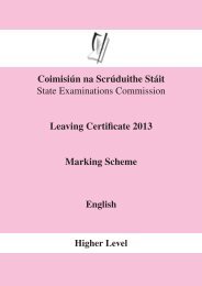 Marking Scheme - Examinations.ie