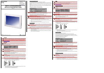 installationsanweisung installation instructions - SÜTRON electronic ...