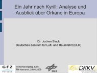 Ein Jahr nach Kyrill: Analyse und Ausblick über Orkane in Europa