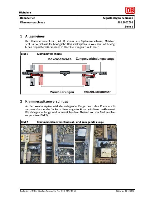 Richtlinie 482 – Neuherau - DB Netz AG