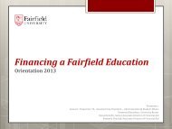 Financial Aid - Fairfield University