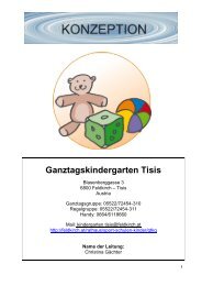 Ganztagskindergarten Tisis - Feldkirch