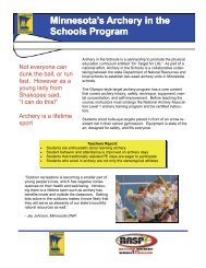 Minnesota's Archery in the Schools Program