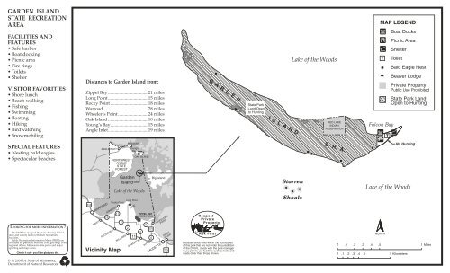 Garden Island SRA map - Minnesota Department of Natural ...