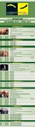 SPIELPLAN SPIELPLAN - Losemund Theater