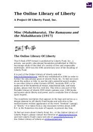 Online Library of Liberty - Liberty Fund