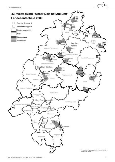 Landesentscheid 2009 33. Wettbewerb "Unser Dorf hat Zukunft"