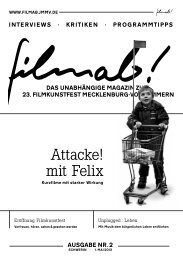 Ausgabe als PDF - Magazin und Blog zum filmkunstfest MV ...