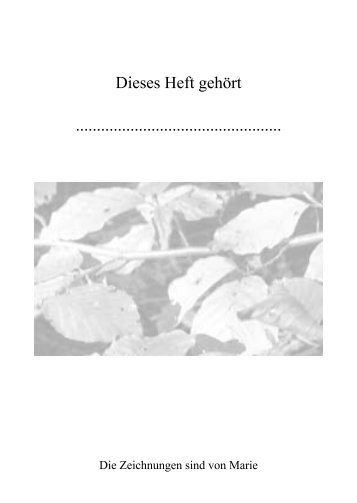 Dieses Heft gehört - Forstbuch.de