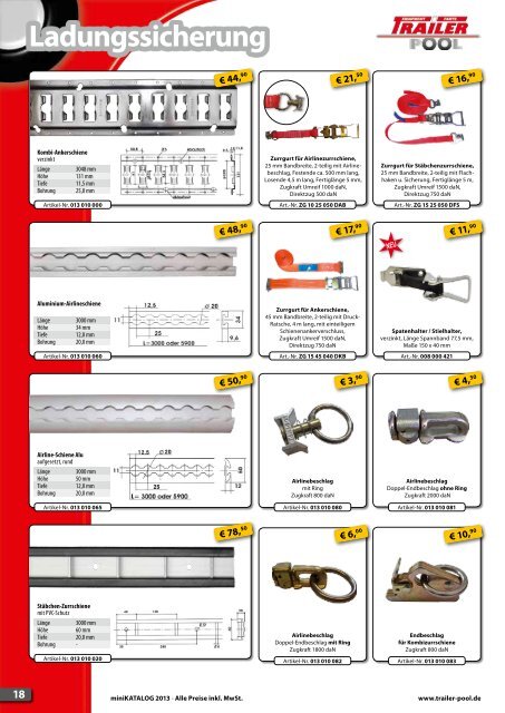 Minikatalog - Anhänger Schuhknecht GmbH