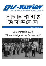 Seniorenfahrt 2013 