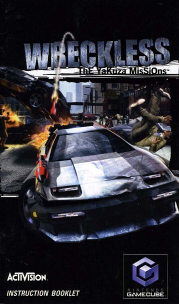 Wreckless: The Yakuza Missions - Nintendo GameCube - Manual ...