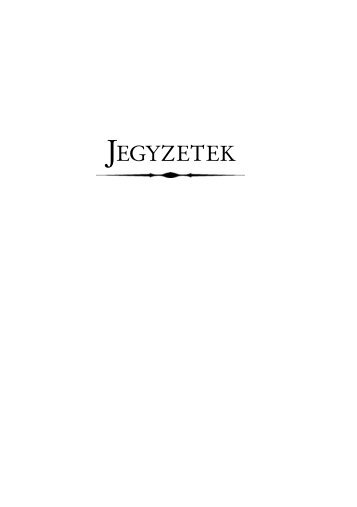 Jegyzetek