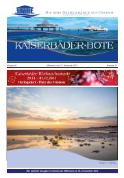 Kaiserbader Bote Gemeinde Ostseebad Heringsdorf