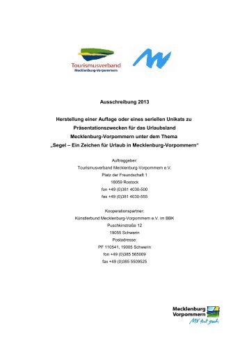 Tourismusverband Mecklenburg-Vorpommern e