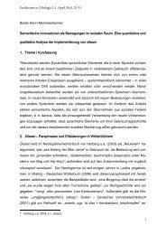 o n l i n e - Germanistik - Universität Mannheim