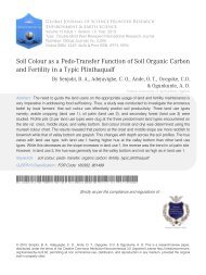 Soil Colour as a Pedo-Transfer Function of Soil Organic Carbon and ...