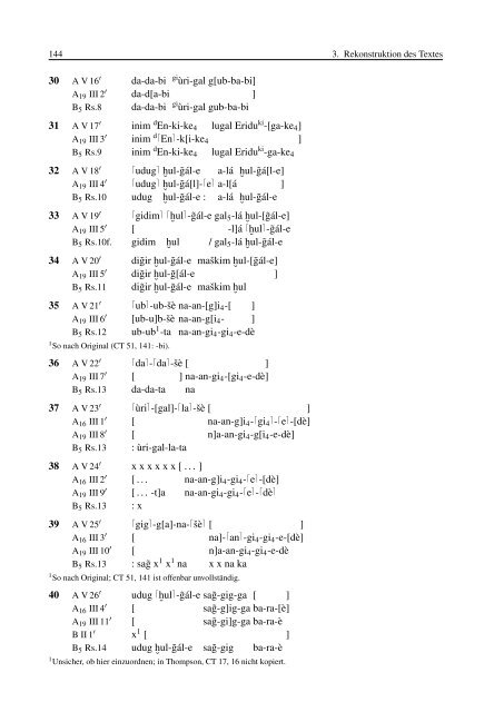 Ein compendium sumerisch-akkadischer Beschwörungen