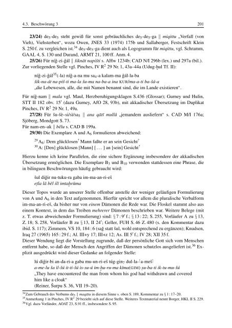 Ein compendium sumerisch-akkadischer Beschwörungen