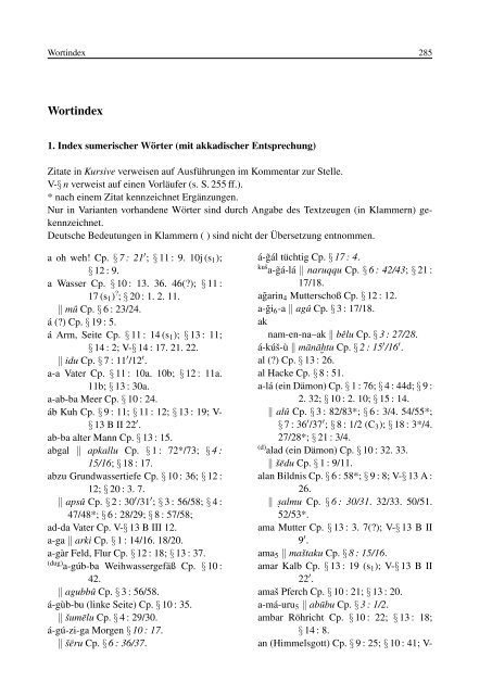 Ein compendium sumerisch-akkadischer Beschwörungen