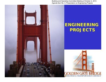ENGINEERING PROJECTS - Golden Gate Transit