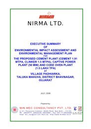 NIRMA LTD. - Gujarat Pollution Control Board