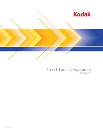 Smart Touch verwenden - Kodak