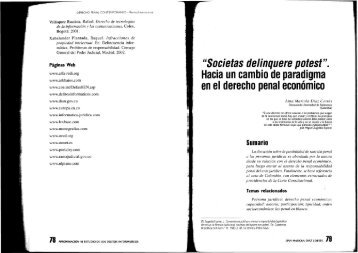 "Societas delinquere potest". Hacia un cambio de paradigma en el ...