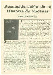 Reconsideración de la Historia de Micenas - Gredos