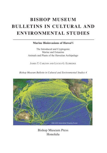 bishop museum bulletins in cultural and environmental studies