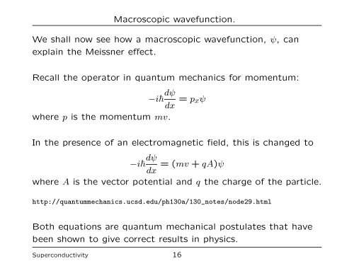 7. Superconductivity - University of Liverpool