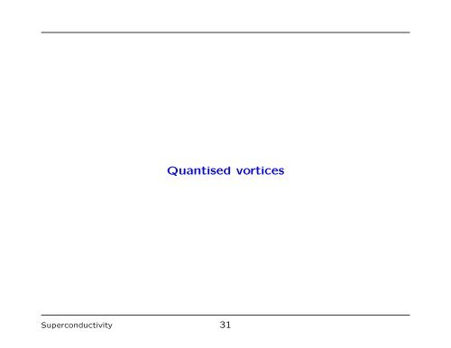 7. Superconductivity - University of Liverpool