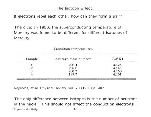 7. Superconductivity - University of Liverpool