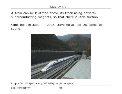 7. Superconductivity - University of Liverpool