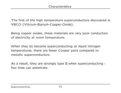 7. Superconductivity - University of Liverpool