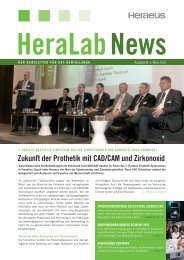 HeraLab News 01/2010 - Heraeus Kulzer