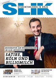 Satire, köln und billigmilch - SLIK