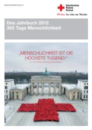 Das Jahrbuch 2012 365 Tage Menschlichkeit - DRK