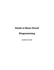 Guide to Basic Greek Diagram m ing