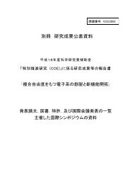 別冊 研究成果公表資料