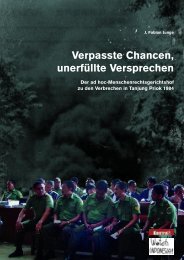 Verpasste Chancen, unerfüllte Versprechen - Der ad hoc ...